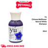 Sữa tắm Yú Chinese Bellflower Natural White Shampoo 30ml - Hương hoa chuông Petmall
