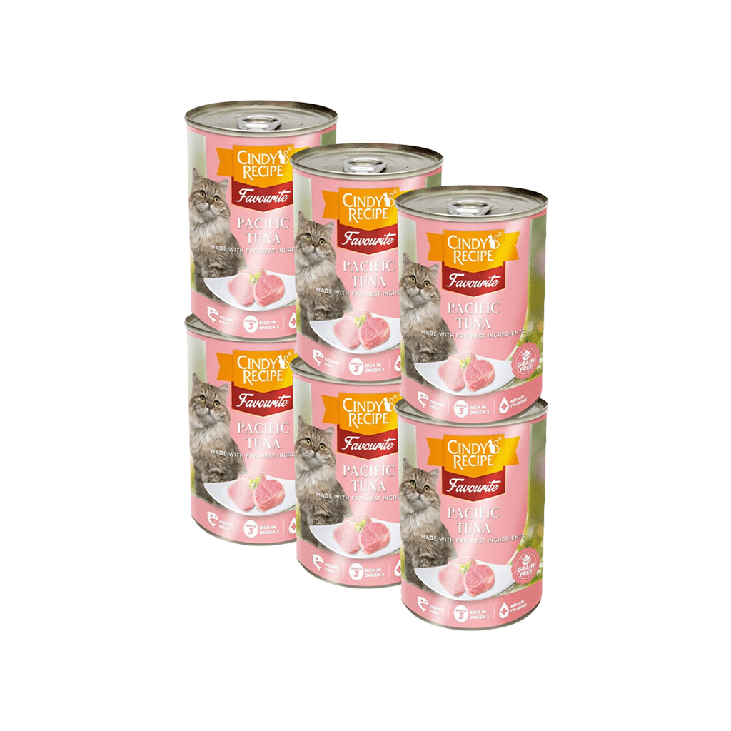 Combo 6 Lon 400G - Pate mèo Cindys Recipe - Vị Cá Ngừ Petmall