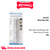 Men tiêu hoá đường ruột đặc hiệu Bene Bac Gel PetAG cho chó mèo 15g - Hỗ trợ các bệnh về đường tiêu hoá Petmall