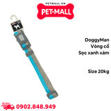 Vòng cổ DoggyMan Size 20kg - Sọc xanh xám Petmall