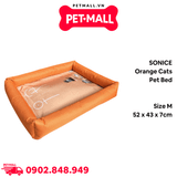 Nệm SONICE Orange Cats Pet Bed - Size M 52 x 43 x 7cm Petmall