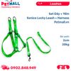 Set Dây + Yếm Sonice Lucky Leash + Harness 20kg - 2cm Bơ xanh Petmall