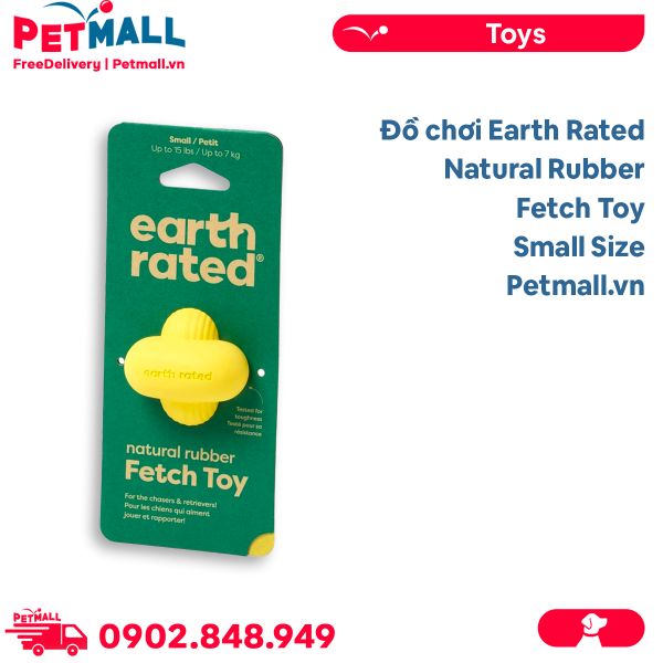 Đồ chơi Earth Rated Natural Rubber Fetch Toy Small Size - Hình hoa, cho chó <7kg Petmall