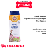 Sữa tắm ARM & HAMMER Super Deodorizing Shampoo Kiwi Blossom for Dog 591ml - Hương kiwi và hoa nhẹ nhàng Petmall