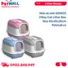 Nhà vệ sinh SONICE 2Way Cat Litter Box Size 50x35x35cm - 2 cửa Petmall