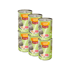 Combo 6 Lon 400G - Pate mèo Cindys Recipe - Vị Cá Ngừ và Cá Hồi Petmall