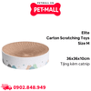 Nôi cào móng Elite Carton Scratching Toys Size M - 36x36x10cm, tặng kèm catnip Petmall