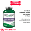 Viên nhai Vet's Best Chewable Tablets Gas Busters for Dogs 144g - 90 viên - Hỗ trợ hệ tiêu hoá, chứng đầy hơi cho chó Petmall