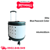 Vali vận chuyển du lịch cao cấp Elite Blue Peacock Color Size 44x44x50cm