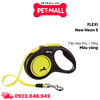 Dây dắt tự động FLEXI New Neon S (Dây dẹp 5m, < 15kg) - Màu vàng