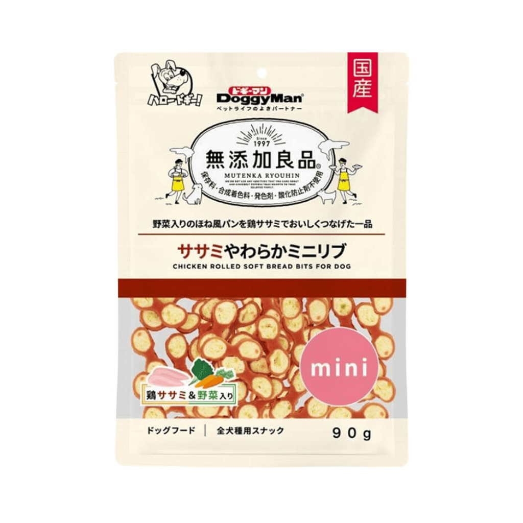 Treats gà Doggyman 90g - Thịt gà cuộn bánh rau củ Petmall