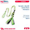 Set yếm + dây dắt Zichen Neon Size S - Phản quang, hỗ trợ đi đêm Petmall