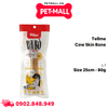 Treats gặm Tellme Cow Skin Bone size 25cm L.1 - 80g - Da bò thật Petmall