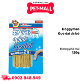 Treats Doggyman que dai da bò hương phô mai 120g - Hỗ trợ sạch răng thơm miệng Petmall