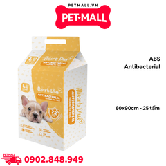 Tấm lót vệ sinh ABS Antibacterial 60x90cm - 25 tấm - Hỗ trợ huấn luyện Pee Pads Petmall