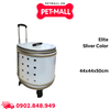 Vali vận chuyển du lịch cao cấp Elite Sliver Color Size 44x44x50cm - Màu bạc Petmall