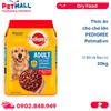  20KG - Thức ăn cho chó lớn PEDIGREE - Vị Bò và Rau củ Petmall 
