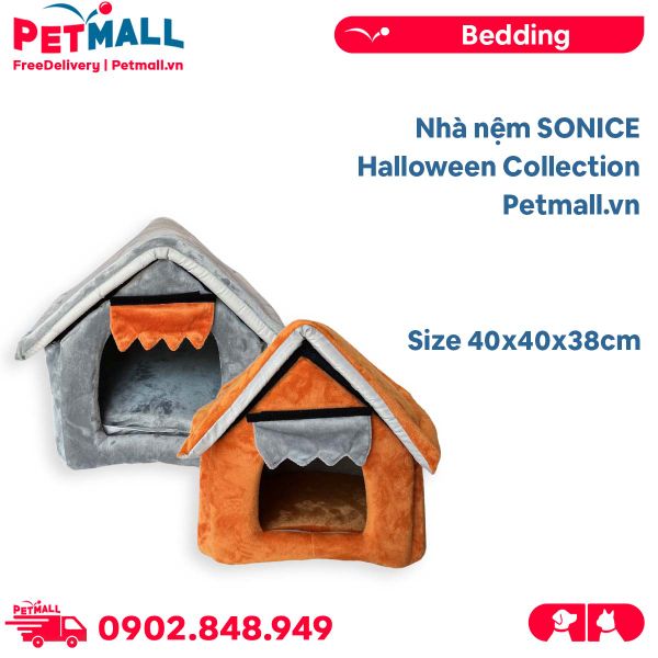 Nhà nệm SONICE Halloween Collection Size 40x40x38cm Petmall