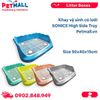 Khay vệ sinh có lưới SONICE High Side Tray Size 50x40x15cm Petmall