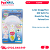  Lược DoggyMan DW Soft Pin Brush for Dog - Răng cao su cao cấp Petmall 