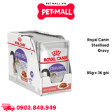 Hộp 12 Gói 85G - Pate mèo Royal Canin Sterilised Gravy Petmall