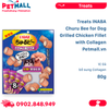  Treats INABA Churu Bee for Dog Grilled Chicken Fillet with Collagen 80g - Vị Gà nướng bổ sung collagen, dành cho chó Petmall 