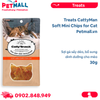  Treats CattyMan Soft Mini Chips for Cat 30g - Sợi gà sấy dẻo, bổ sung dinh dưỡng cho mèo Petmall 