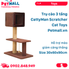  Trụ cào 3 tầng CattyMan Scratcher Cat Toys Size 30x60x90cm - Hỗ trợ mèo giảm căng thẳng Petmall 
