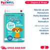  Tấm lót vệ sinh HoneyCare Potty Standard Size M | 45x60cm - 100 tấm - Hỗ trợ huấn luyện Pee Pads Petmall 