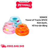Đồ chơi tháp bóng 3 tầng SONICE Tower of Tracks SP410 - Kèm banh, hỗ trợ vận động Petmall