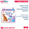 Tấm lót vệ sinh HoneyCare Potty Deluxe Size M | 45x60cm - 46 tấm - Hương Lavender, hỗ trợ huấn luyện Pee Pads Petmall
