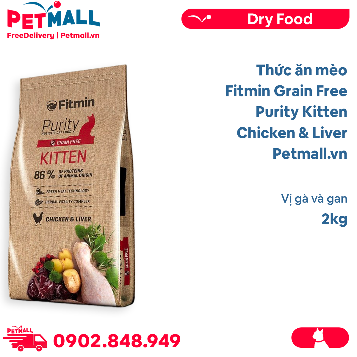 Fitmin purity holistic cat cheap food