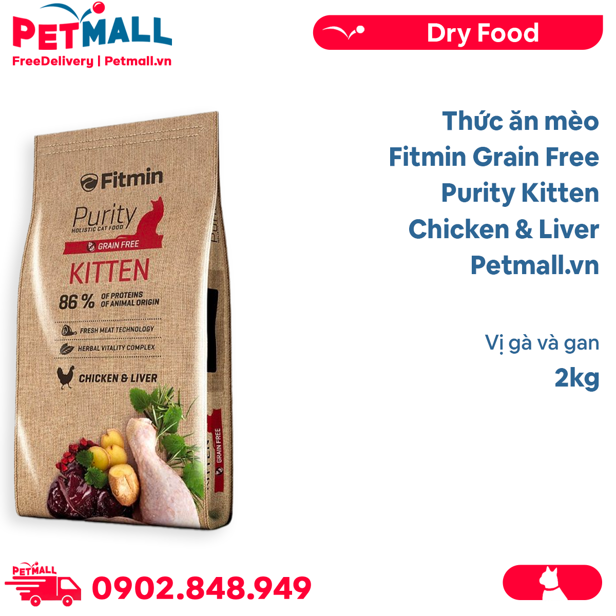 Fitmin purity best sale holistic cat food