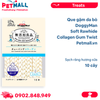  Que gặm da bò DoggyMan Soft Rawhide Collagen Gum Twist 10 cây - Sạch răng hương sữa Petmall 