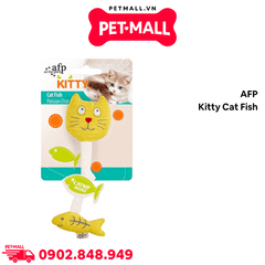 Đồ chơi AFP Kitty Cat Fish - Đồ chơi mèo con màu vàng, có catnip bên trong Petmall