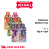 Combo Treats Cattyman Chicken Tuna 30g - Mix vị - 12 gói Petmall
