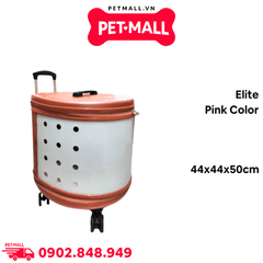 Vali vận chuyển du lịch cao cấp Elite Pink Color Size 44x44x50cm - Màu hồng Petmall