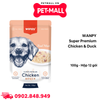 Hộp 12 Gói 85G - Pate chó WANPY Super Premium Chicken & Duck 100g - Thịt Gà & Thịt Vịt Petmall