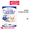 Cát vệ sinh SONICE Bentonite Cat Litter 16L - cát Nhật hạt trắng Petmall