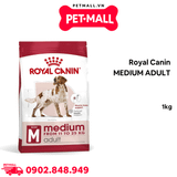 1KG - Thức ăn chó Royal Canin MEDIUM ADULT Petmall