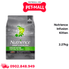 Thức ăn mèo Nutrience Infusion Kitten thịt gà rau củ 2.27kg - Dành cho mèo con Petmall