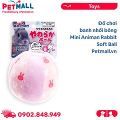 Đồ chơi banh nhồi bông Mini Animan Rabbit Soft Ball Petmall