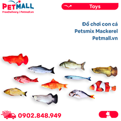 Đồ chơi con cá Petsmix Mackerel Petmall