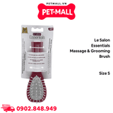 Lược Le Salon Essentials Massage & Grooming Brush size S - Răng mềm, hỗ trợ thư giãn cho thú cưng