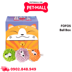 Đồ chơi FOFOS Ball Box - Hình quả bóng gai, dành cho mèo Petmall