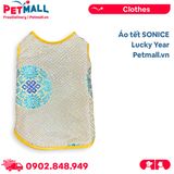 Áo tết SONICE Lucky Year - Gấm thêu vàng Petmall