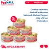 Combo Pate mèo Simba Cat Mousse Salmon & Shrimp Flavour 85g - 12 lon - Vị cá hồi và tôm Petmall