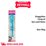 Vòng cổ DoggyMan Size 10kg - Sọc xanh Neon Petmall