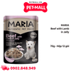 Hộp 12 Gói 70G - Pate chó MARIA Beef with Lamb in Jelly - Vị Thịt bò, Thị cừu Petmall