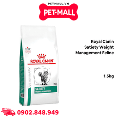 1.5KG - Thức ăn mèo Royal Canin Satiety Weight Management Feline - Hỗ trợ giảm cân Petmall